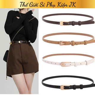  Thắt Lưng Nữ Bản Nhỏ 1,5cm_Dây Nịt Nữ Kiểu Mới Phong Cách Hàn Quốc_Thế Giới Sỉ Phụ Kiện JK 1pu  