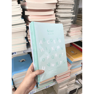 [ Nguyên lốc ] Vở kẻ ngang Lined KLONG B5 80/120/200 trang 58GSM Sổ dập ghim bìa alphabet