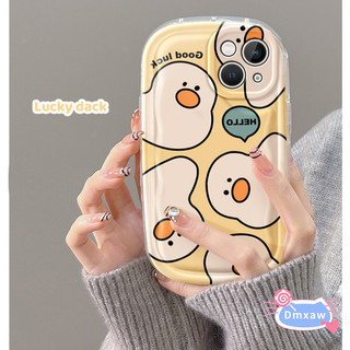 Vỏ Vịt Trắng Thời Trang Cho Realme 8 V23 V23i V20 V15 V13 V11 V11S Q5i Q5 Q3 Pro Carnival Q3i Q3 Narzo 50 30 GT 5 2 Master Neo 3 5 2 SE Túi Khí Trong Suốt Mềm Trong Suốt