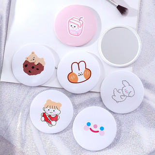 Gương mini bỏ túi một mặt nhỏ gọn.