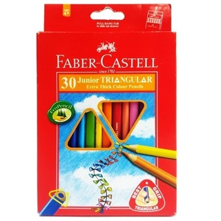 Faber-castell-11653830-chì màu junior triangular - 30 màu dài + - faber-castell