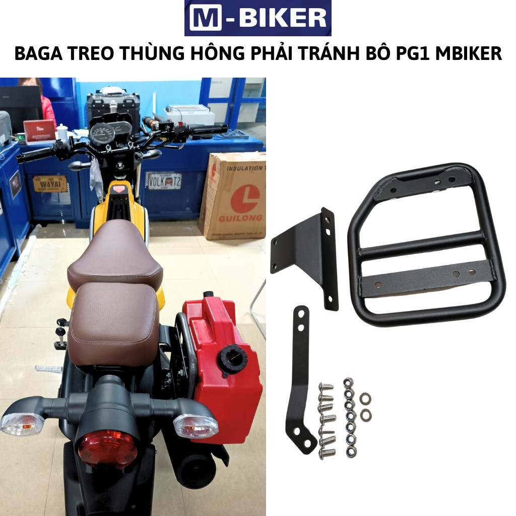 𝐌𝐁𝐢𝐤𝐞𝐫_ Baga hông pg1, cảng sau pg1, khung hông pg1, chính hãng MBiker