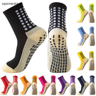 Openwaterc 1 Đôi Tất Bóng Đá Nam Chống Trơn Trượt Grip Pad Bóng Đá Bóng Rổ Tất Bóng Đá Có Dính Trên Ống Giữa Chống vn