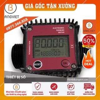 Đồng hồ đo lưu lượng nhiên liệu diesel, hóa chất kỹ thuật số k24- thiết bị bằng việt
