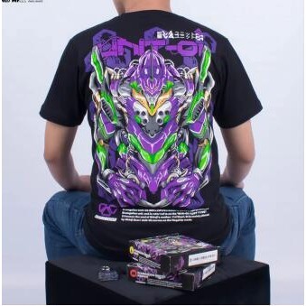 Chất liệu áo thun Evangelion UNIT-01 | Áo thun Baju Jersi Anime Evangelion UNIT-01 | Áo thun Evangel