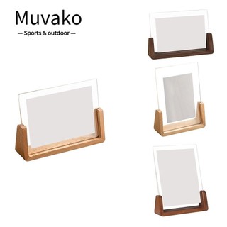 Muvako Khung ảnh, Khung ảnh bằng gỗ Acrylic hình chữ U, Giá đỡ ảnh trong suốt / Beech sáng tạo