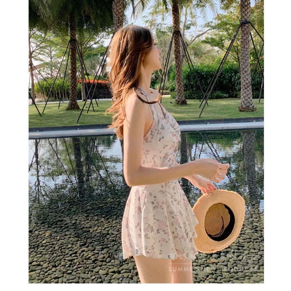 RICH-THEY Đồ Bơi Một Mảnh Họa Tiết Hoa Dành Cho Nữ Bikini Thời Trang Mới Đi Biển Suối Nước Nóng | BigBuy360 - bigbuy360.vn