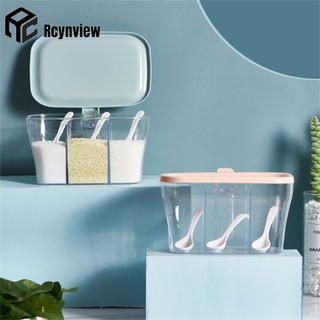Hộp gia vị bảo quản nhà bếp lựa chọn phổ biến sử dụng gia vị thực phẩm bảo quản gia vị hộ gia đình hộp gia vị hộp thiết yếu tiện ích nhà bếp nhựa 3 lưới
