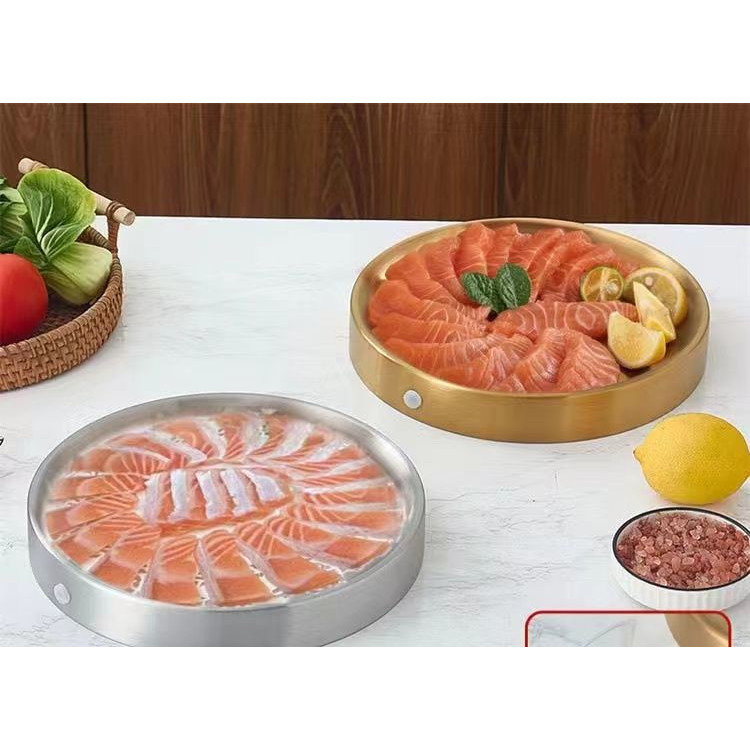 Đĩa đá cá hồi Nhật Bản đĩa sushi cá Sashimi đĩa đá Sashimi hải sản khách sạn đĩa đá Sashimi