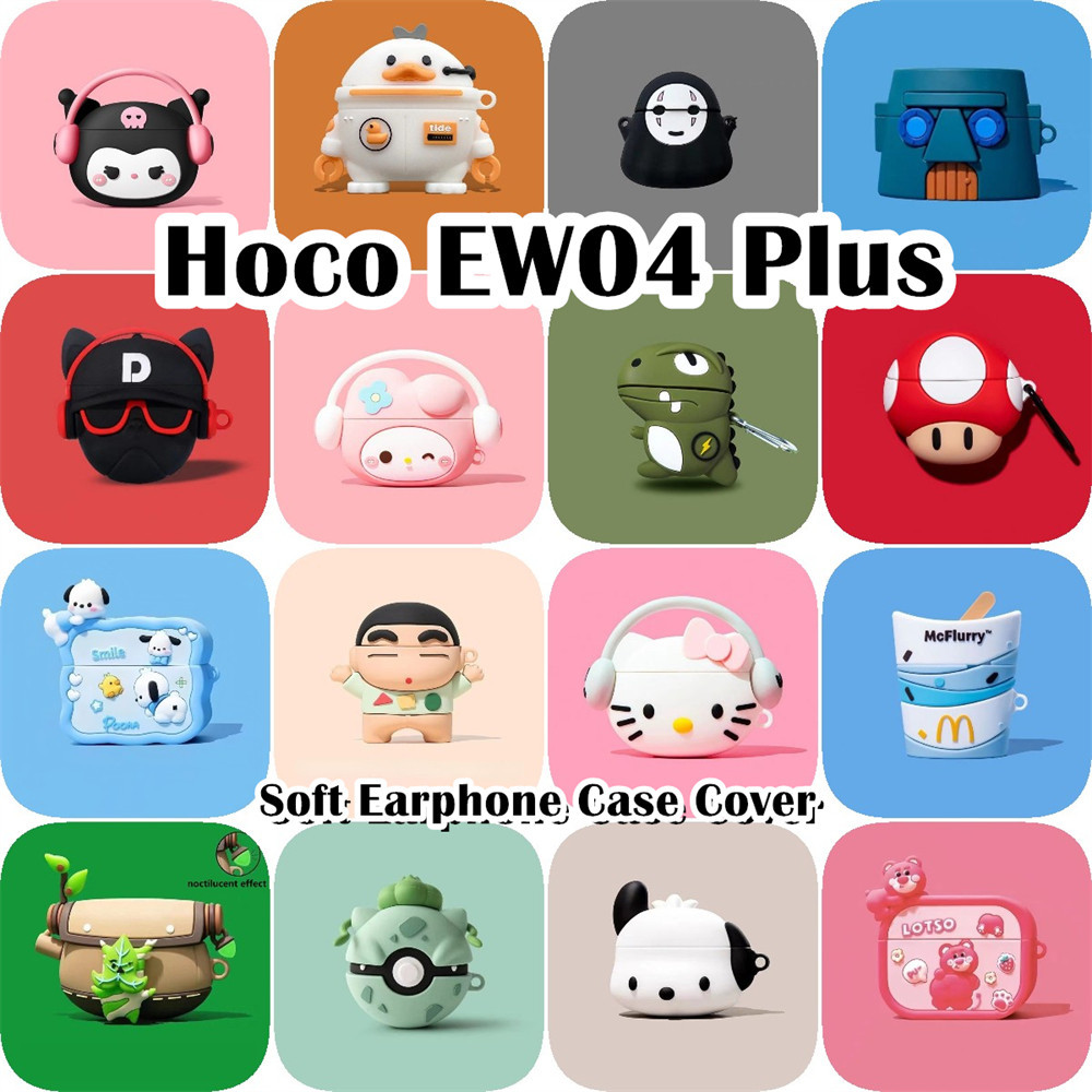 Hàng có sẵnCho Hoco EW04 Plus ốp tai ng Case Độc đáo phim hoạt hình Vỏ Bảo Vệ Hộp Sạc Tai Nghe NO.2