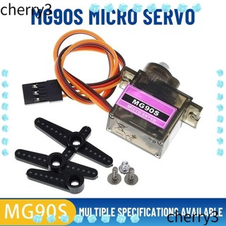 Cherry3 MG90S, Dành Cho Máy Bay Trực Thăng RC Thuyền Xe Bánh Răng Kim Loại, 2024 RC Robot Phiên Bản Nâng Cấp Micro 9G Servo