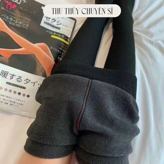 Quần tất nữ len tăm lót lông nỉ xuất Nhật siêu ấm hàng cao cấp Túi zip