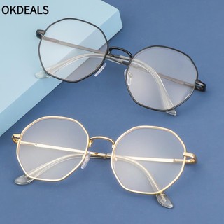 Mắt kính gọng kim loại tròng phẳng phong cách cổ điển dành cho người cận thị chất lượng cao