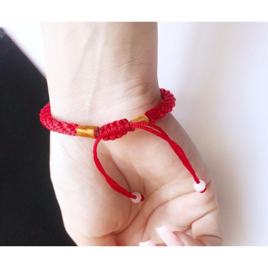 Vòng ĐeoTay Chỉ Đỏ tây tạng cầu may mắn