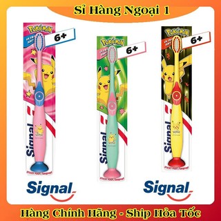 Bàn chải trẻ em Signal mềm mại và làm sạch triệt hàm răng của Đức cho bé 0-6 tuổi và trên 6 tuổi