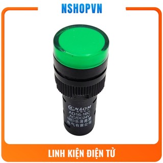 Đèn báo AD16-16C xanh lá 12 VDC/VAC, 24VDC/VAC, 220VAC