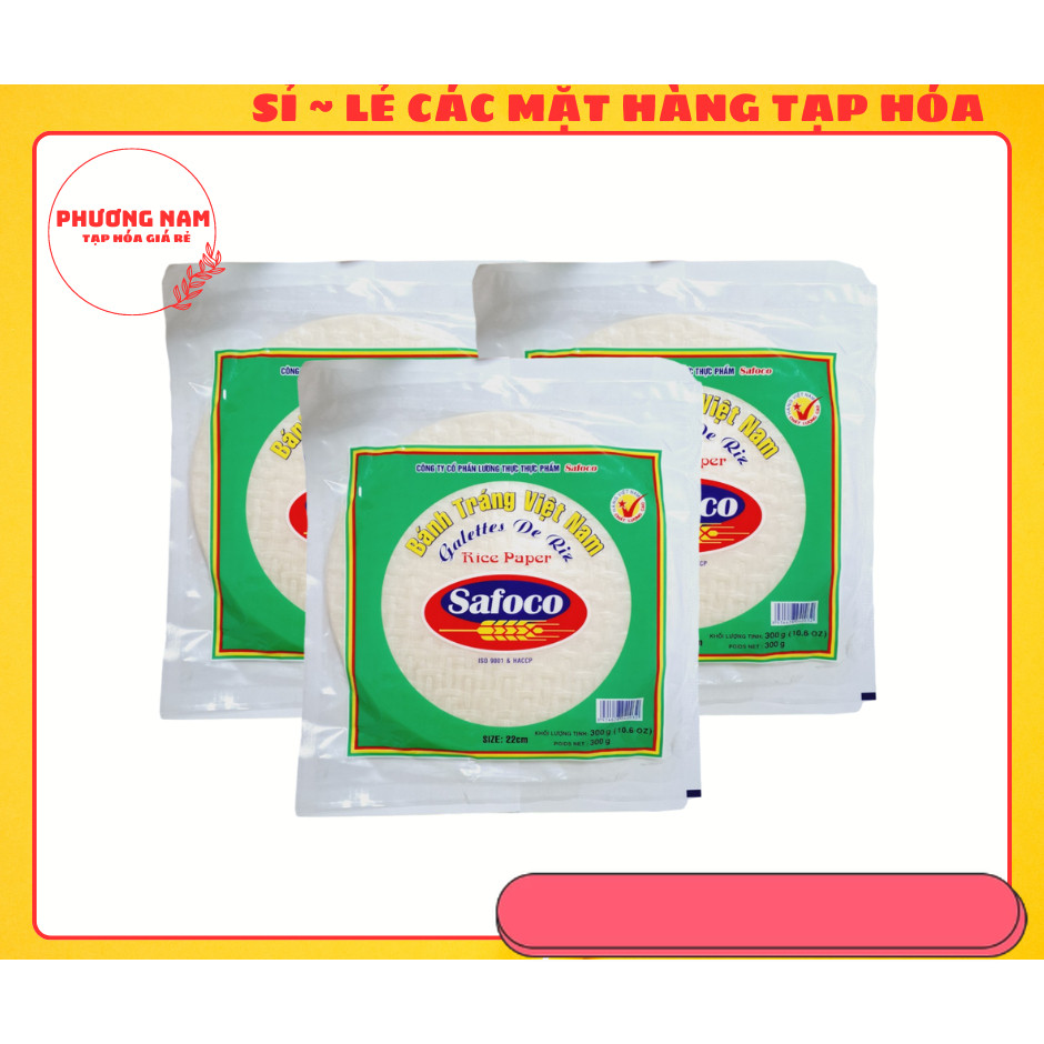 BÁNH TRÁNG SAFOCO 22CM 300G