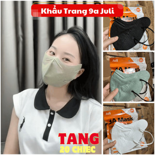   Sỉ 100C  Khẩu Trang 9A July Chống Nắng Toàn Diện 5 Lớp Dầy Dặn Chống Tia Uv Lọc Bụi Kháng Khuẩn- Khẩu Trang Đi Nắng 