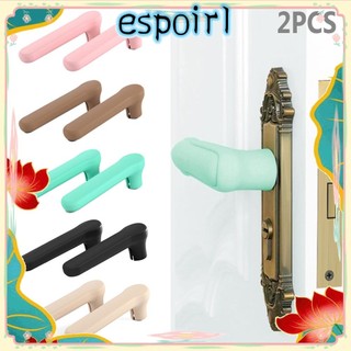DFGF 2 Bọc Núm Tay Cầm Cửa Phòng Ngủ Bằng Silicone Chống Tĩnh Điện