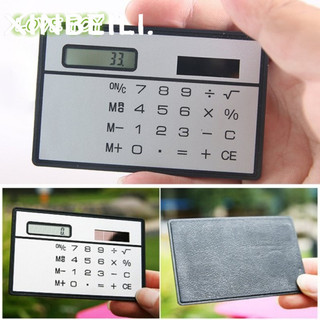 Máy Tính Bỏ Túi Mini Nkodok Sử Dụng Năng Lượng Mặt Trời Siêu Mỏng
