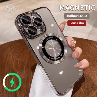 【VẬN CHUYỂN NHANH ốp Lưng Điện Thoại Chất Lượng Cao Với Sạc Không Dây Từ Tính Bảo Vệ Toàn Ống Kính Cho iPhone 11 12 13 14 15 16 Pro Max