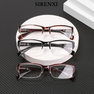 SIRENXI Đọc Sách Siêu Nhẹ Thiết Kế Sang Trọng Nhiều Màu Sắc Tùy Chọn Bảo Vệ Mắt + 1.00 /+ 4.00