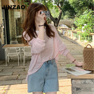 JINZAO áo phông áo thun nữ croptop baby tee INS Cổ điển Korean Vintage WCS2480LWI 36Z240905