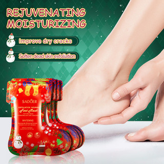  Sadoer Phong Cách Giáng Sinh Niacinamide Tẩy Tế Bào Chết Mặt nạ Cho Nourishes Mềm Mại Mịn Quà Tặng Giáng Sinh 35g 