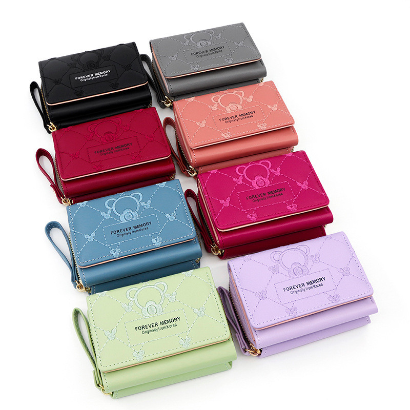 Ví nữ cao cấp thời trang Retro Vỏ nhiều thẻ có khóa sức chứa lớn Ví đựng tiền xu