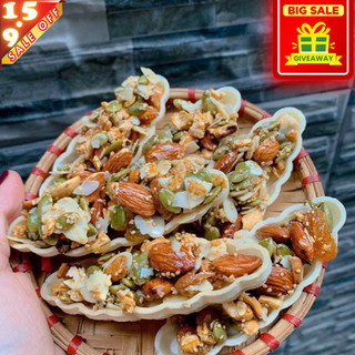 Bánh Thuyền Mix Hạt Dinh Dưỡng( Bánh Healthy Siêu Hot) bánh ăn vặt lẻ Tiệm Healthy Mamfa