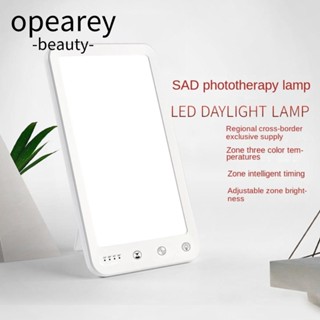 Đèn LED ban ngày OPEAREY, 10000 Lux 5 mức độ sáng Đèn trị liệu Sad, Mô phỏng ánh sáng ban ngày tự nhiên Điều khiển cảm ứng Bảo vệ mắt Ánh sáng trị liệu buồn