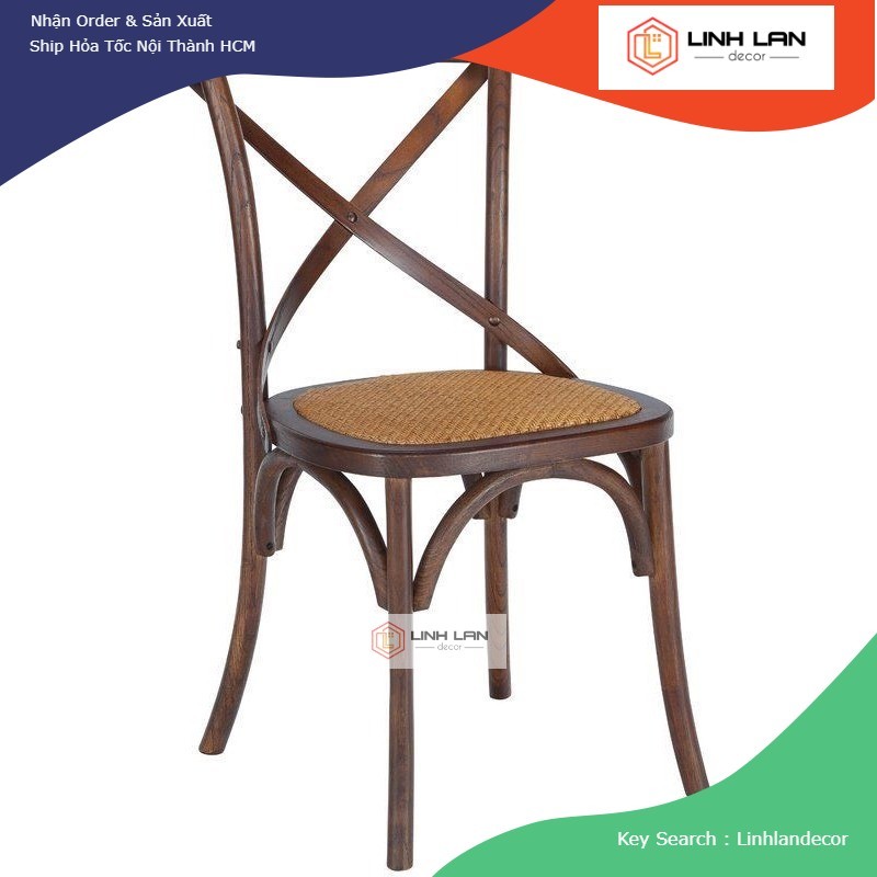 BÁN SỈ ghế gỗ bistro LINHLANDECOR