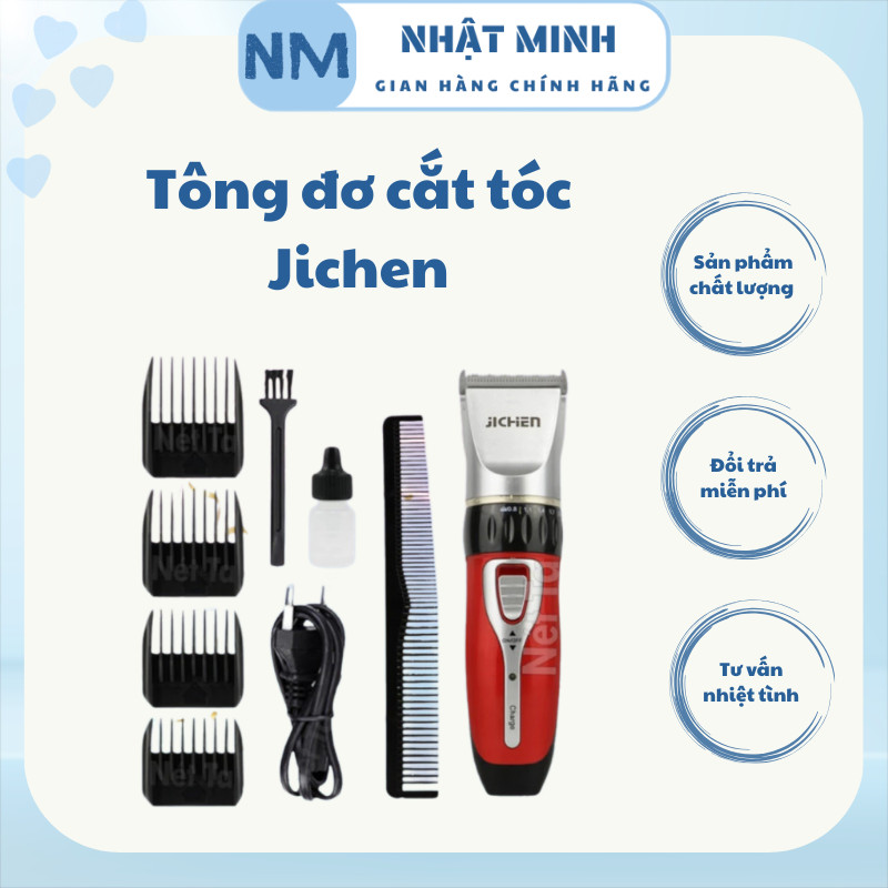Tông đơ cắt tóc JICHEN JC-0817 cao cấp -LỖI 1 ĐỔI 1 BẢO HÀNH 12 THÁNG-NM NHẬT MINH