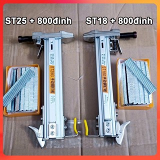Dụng cụ đóng đinh tự động ST18 ST25 TẶNG 800 đinh st18, Búa đóng đinh bê tông , đóng nẹp điện