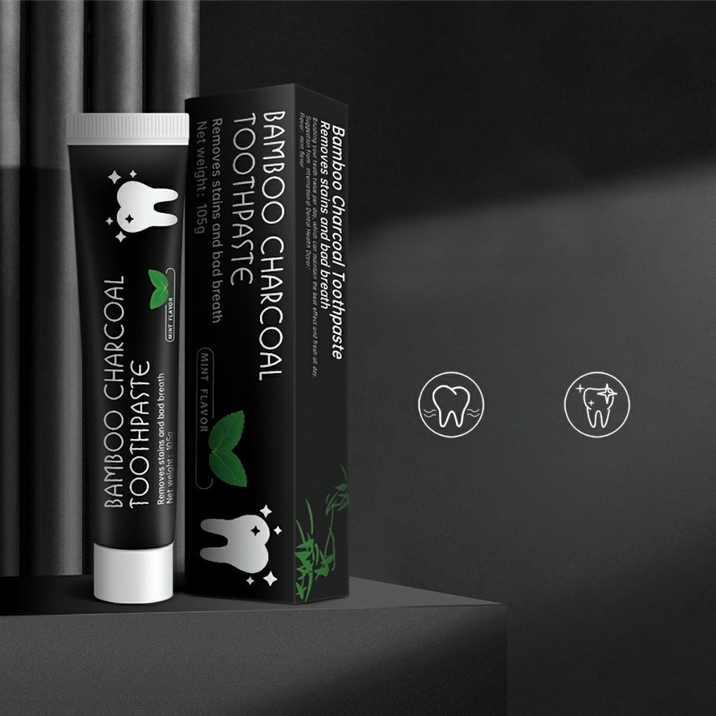Kem Đánh Răng Than Tre Bamboo Charcoal 105g Cho Hơi Thở Thơm Mát-105g ALSIA