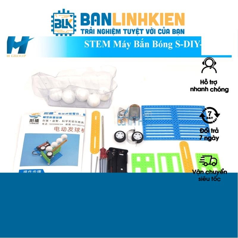 BLK STEM Máy Bắn Bóng S-DIY-B01