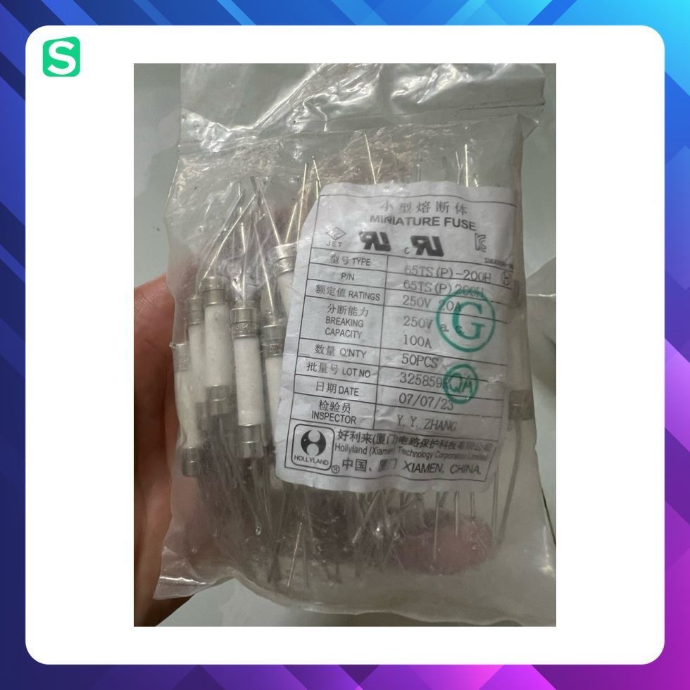 [ 15 con ] cầu chì sứ 10A 15A 20A 250V 6x30mm ( cầu chì ống 10a 15a 20a 250v )