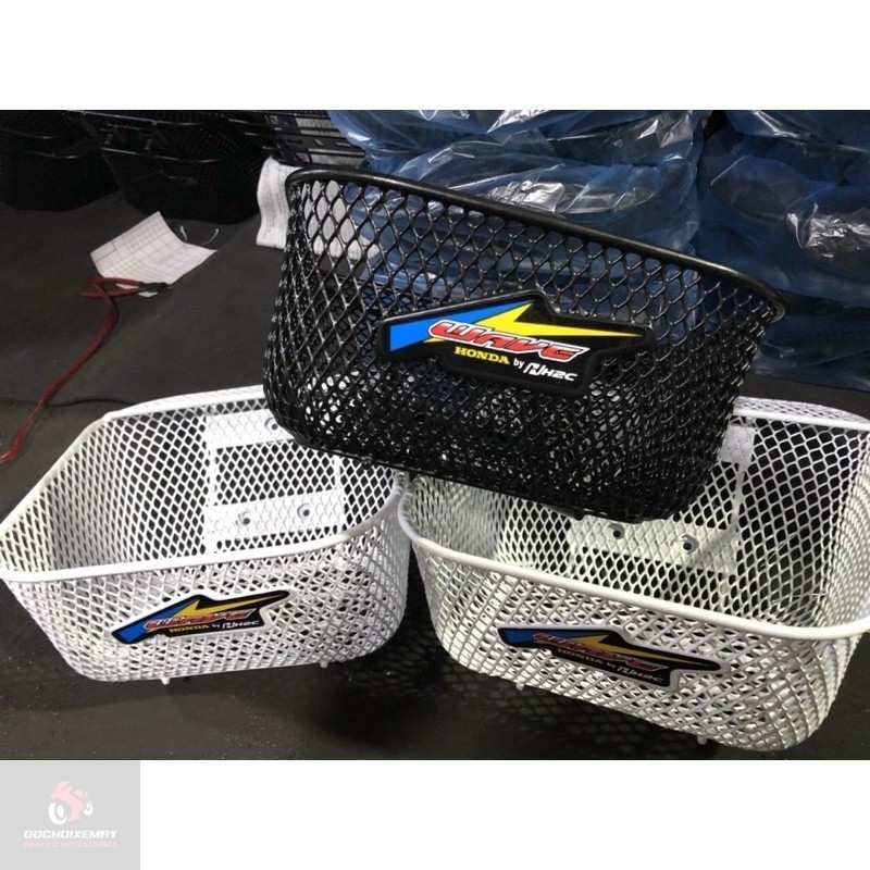 Rổ xe Wave Thái, Wave nhỏ, RS , Alpha ,s110 các đời kèm tem mẫu H2C . DoChoiXeMay