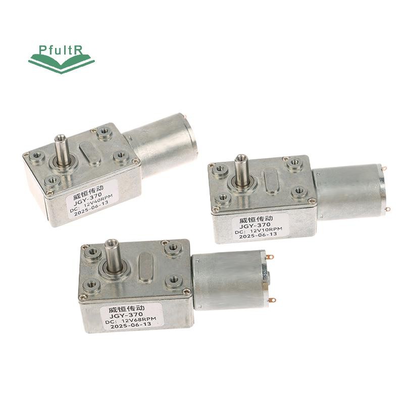 Động cơ bánh răng sâu mô-men xoắn cao có thể đảo ngược PfultR 370 Động cơ giảm tốc DC Động cơ truyền