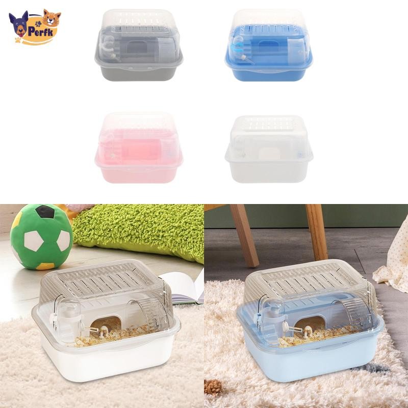 Perfk Hamster Lồng Thoáng Khí Chuột Lang Lồng Môi Trường Sống Cho Chuột Chuột Chuột Lang Gerbils