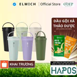  Ly giữ nhiệt Elmich EL-8380 510ml Hàng chính hãng inox 304 quai xách tiện lợi - HAPOS HOF 