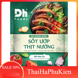  Sốt ướp thịt nướng Dh Foods gia vị hoàn chỉnh thành phần tự nhiên ướp thịt nướng sườn gà cá hải sản 65gr 