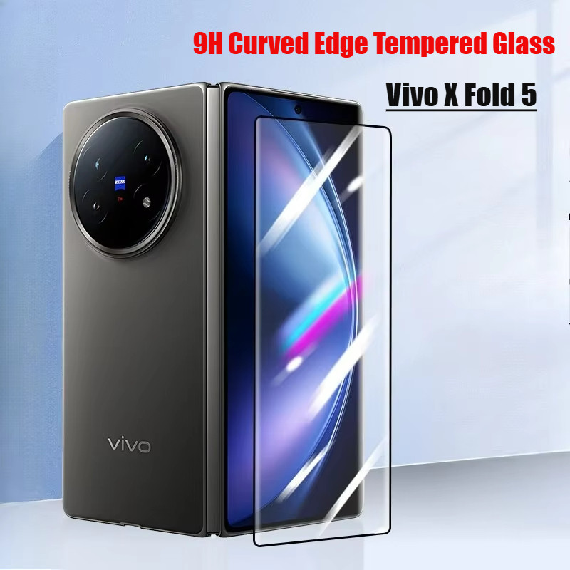 Kính cường lực cong bảo vệ màn hình Vivo X Fold 5 5G 2025, full cover, cho XFold5/Fold5