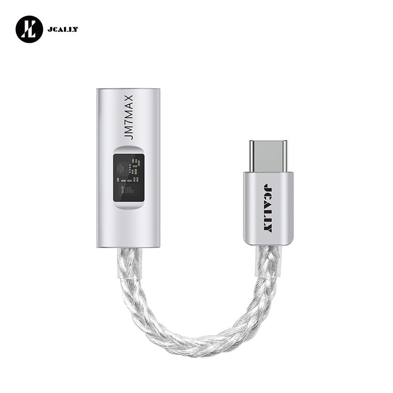JCALLY JM7 MAX Hifi DAC Type-C sang 3,5mm Giải mã âm thanh kỹ thuật số Bộ khuếch đại tai nghe di độn