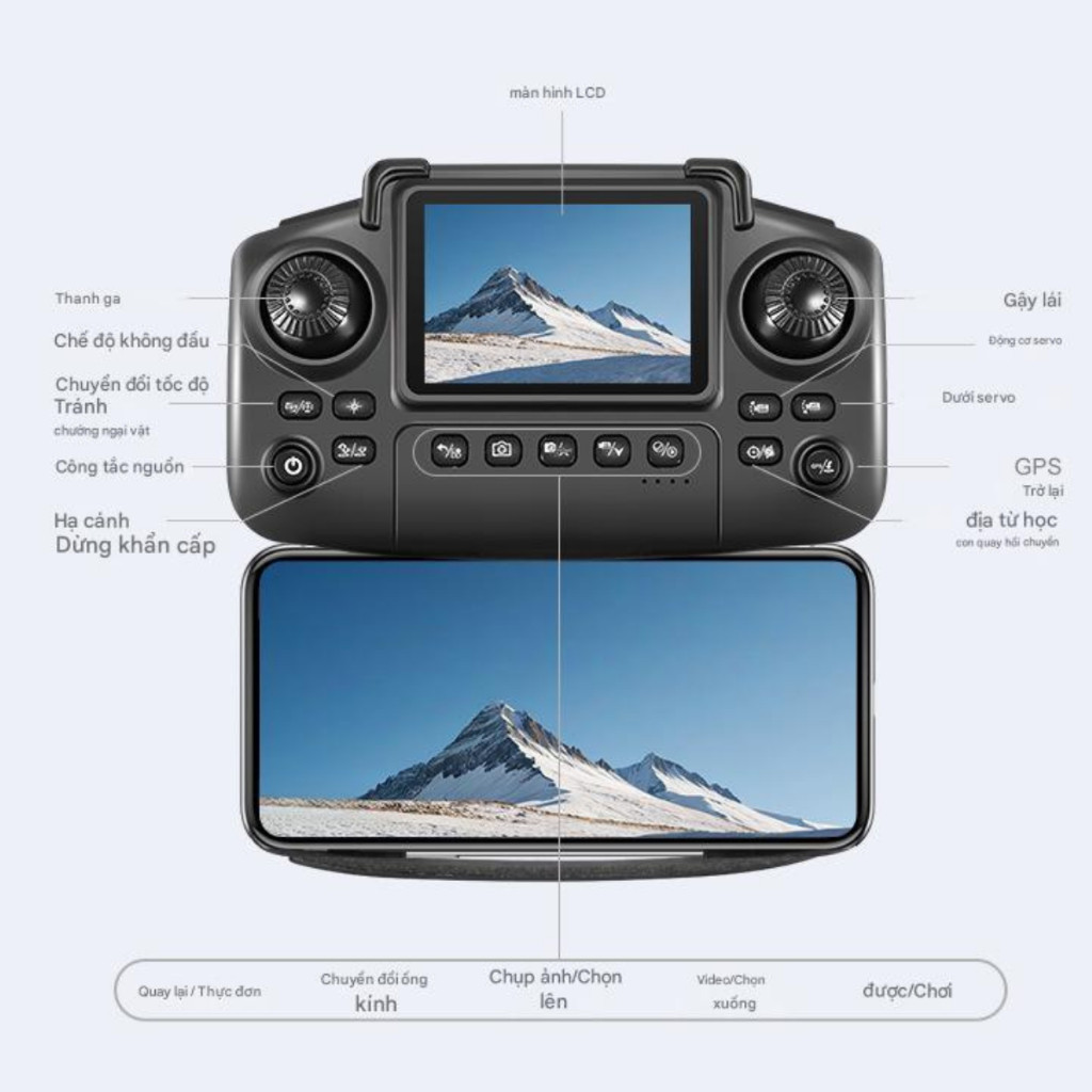 FLY CAM K812 PRO GPS - "MẮT THẦN" QUAY PHIM CHUYÊN NGHIỆP | CHỐNG RUNG 3 TRỤC | THEO DÕI NGƯỜI THÔNG MINH | BigBuy360 - bigbuy360.vn