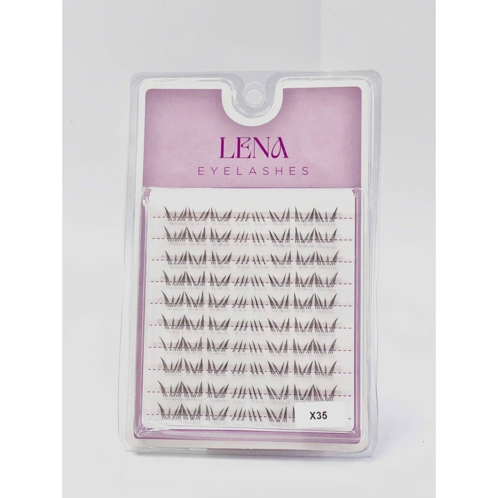 Lông mi giả LENA #X35 - Mi Giả Tự Nhiên, Siêu Mảnh, Dễ Dán và Tái Sử Dụng, Không Cộm.