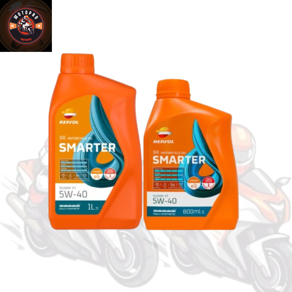 Dầu Nhớt Repsol Scooter Fully Synthetic 5W40 Repsol smarter 5W40, nhớt cao cấp dành cho xe tay ga