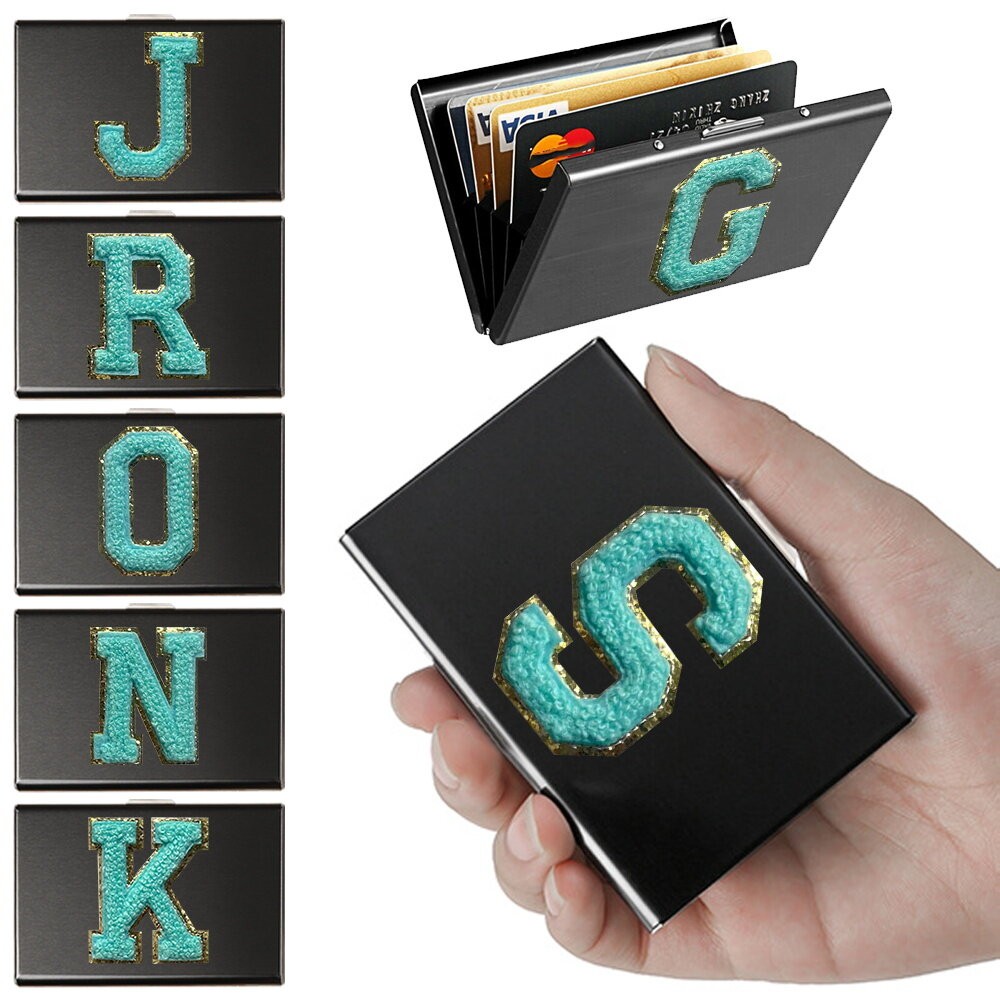 Card Case Card Wallet Wallet Embroidered Logo Card Holder Travel