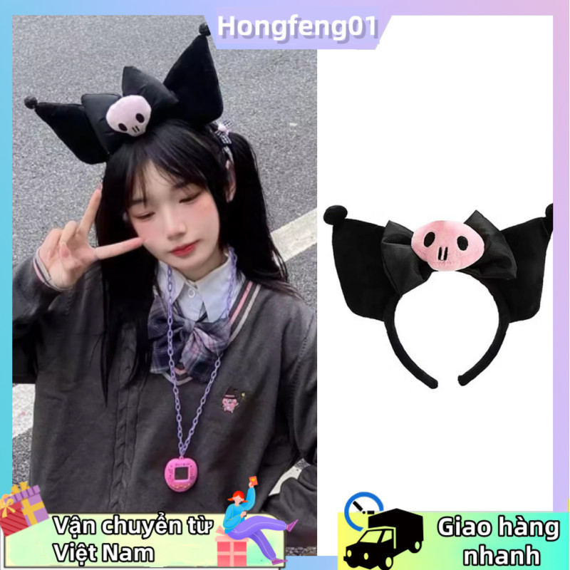 Băng đô đầu lâu Halloween ngộ nghĩnh, mũ nơ sang trọng