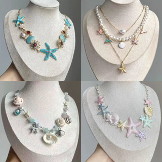 Mùa Hè 2025 - Dây Chuyền Vòng Cổ Hình Sao Biển Cho Nữ, Thiết Kế Độc Đáo, Phù Hợp Đi Biển